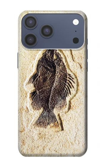 S2562 Fossil Fish Hülle Schutzhülle Taschen für iPhone 17 Pro Max, 18 Pro Max