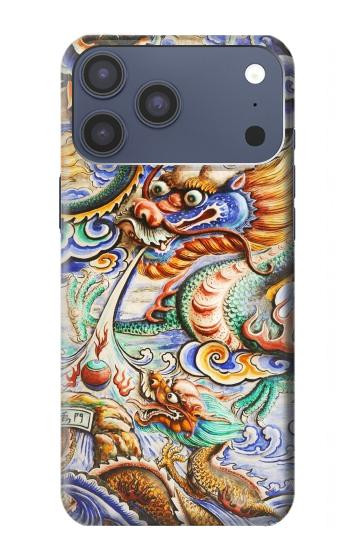 S2584 Traditional Chinese Dragon Art Hülle Schutzhülle Taschen für iPhone 17 Pro Max, 18 Pro Max