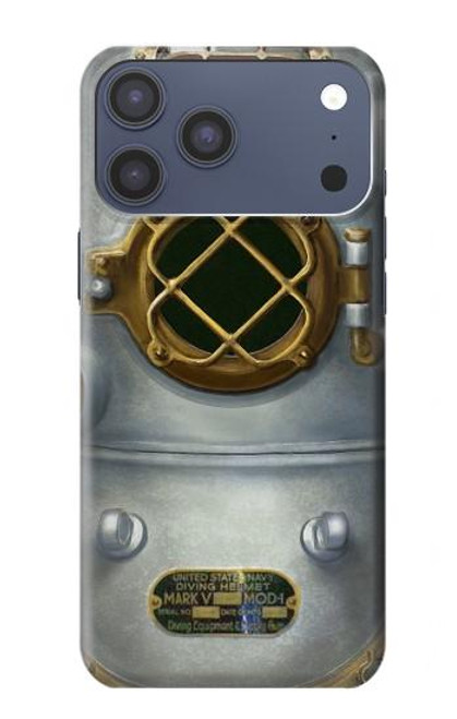 S2646 Vintage Deep Sea Diver Helmet Hülle Schutzhülle Taschen für iPhone 17 Pro Max