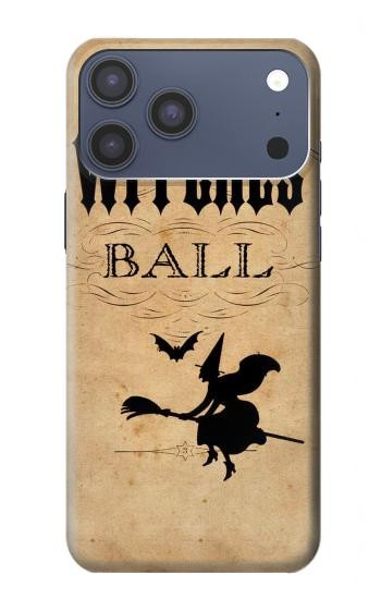 S2648 Vintage Halloween The Witches Ball Hülle Schutzhülle Taschen für iPhone 17 Pro Max, 18 Pro Max