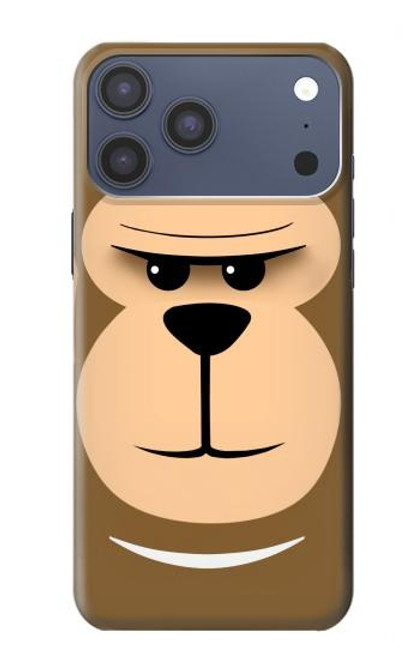 S2721 Cute Grumpy Monkey Cartoon Hülle Schutzhülle Taschen für iPhone 17 Pro Max