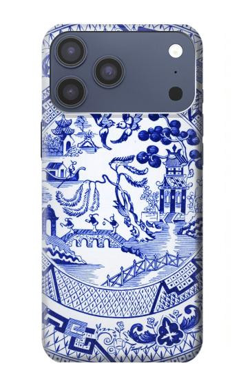 S2768 Willow Pattern Graphic Hülle Schutzhülle Taschen für iPhone 17 Pro Max, 18 Pro Max