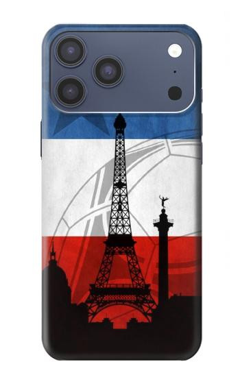 S2980 France Football Soccer Hülle Schutzhülle Taschen für iPhone 17 Pro Max, 18 Pro Max