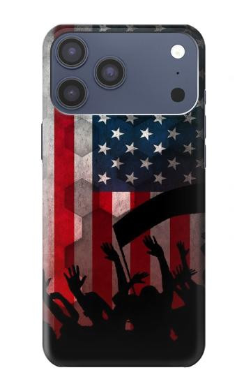 S2989 USA America Soccer Hülle Schutzhülle Taschen für iPhone 17 Pro Max, 18 Pro Max