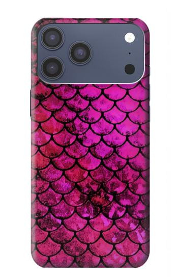 S3051 Pink Mermaid Fish Scale Hülle Schutzhülle Taschen für iPhone 17 Pro Max