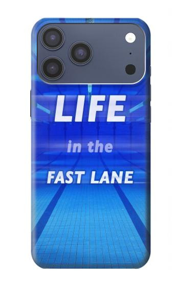 S3136 Life in the Fast Lane Swimming Pool Hülle Schutzhülle Taschen für iPhone 17 Pro Max