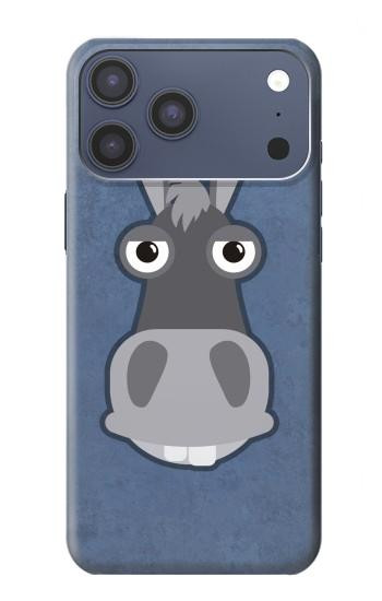 S3271 Donkey Cartoon Hülle Schutzhülle Taschen für iPhone 17 Pro Max