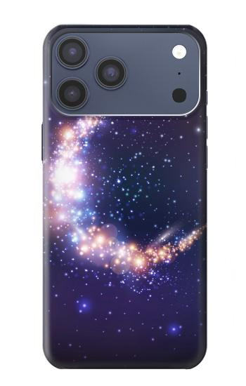 S3324 Crescent Moon Galaxy Hülle Schutzhülle Taschen für iPhone 17 Pro Max