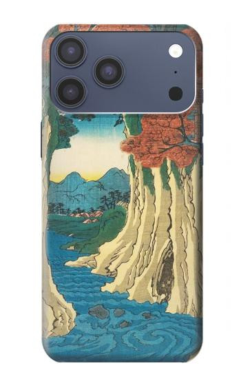 S3348 Utagawa Hiroshige The Monkey Bridge Hülle Schutzhülle Taschen für iPhone 17 Pro Max, 18 Pro Max