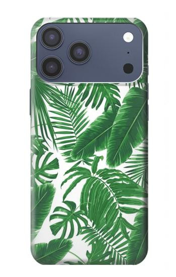 S3457 Paper Palm Monstera Hülle Schutzhülle Taschen für iPhone 17 Pro Max, 18 Pro Max
