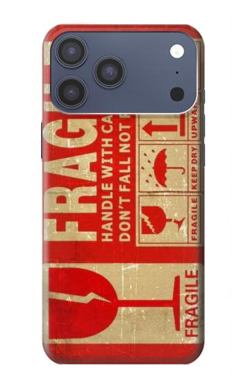 S3552 Vintage Fragile Label Art Hülle Schutzhülle Taschen für iPhone 17 Pro Max, 18 Pro Max