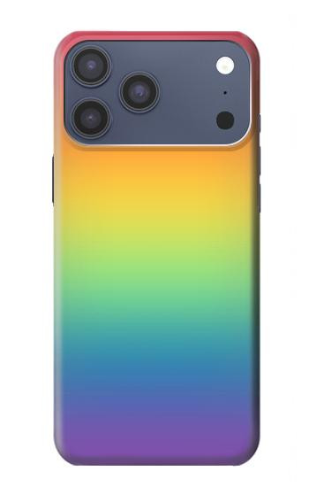 S3698 LGBT Gradient Pride Flag Hülle Schutzhülle Taschen für iPhone 17 Pro Max, 18 Pro Max