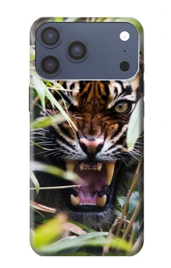 S3838 Barking Bengal Tiger Hülle Schutzhülle Taschen für iPhone 17 Pro Max