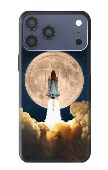 S3859 Bitcoin to the Moon Hülle Schutzhülle Taschen für iPhone 17 Pro Max, 18 Pro Max