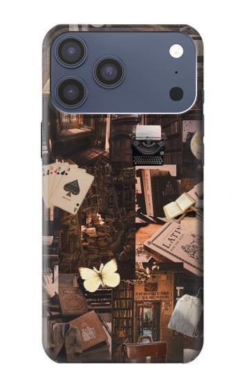 S3877 Dark Academia Hülle Schutzhülle Taschen für iPhone 17 Pro Max, 18 Pro Max