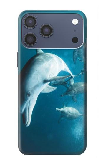 S3878 Dolphin Hülle Schutzhülle Taschen für iPhone 17 Pro Max, 18 Pro Max