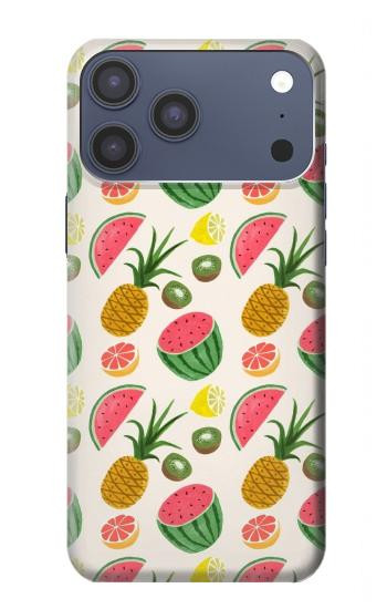 S3883 Fruit Pattern Hülle Schutzhülle Taschen für iPhone 17 Pro Max, 18 Pro Max