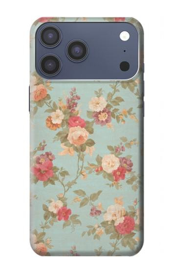 S3910 Vintage Rose Hülle Schutzhülle Taschen für iPhone 17 Pro Max, 18 Pro Max