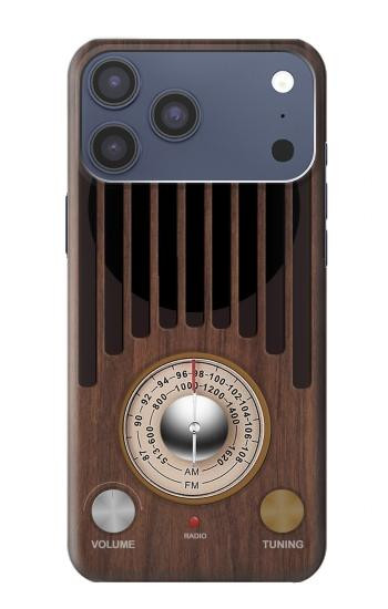 S3935 FM AM Radio Tuner Graphic Hülle Schutzhülle Taschen für iPhone 17 Pro Max, 18 Pro Max