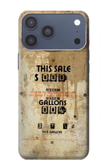 S3954 Vintage Gas Pump Hülle Schutzhülle Taschen für iPhone 17 Pro Max, 18 Pro Max