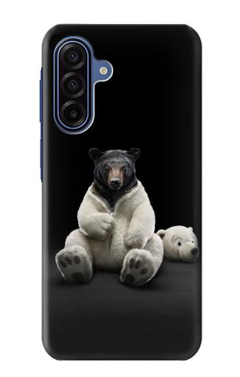S0878 Black Bear Hülle Schutzhülle Taschen für Samsung Galaxy A17