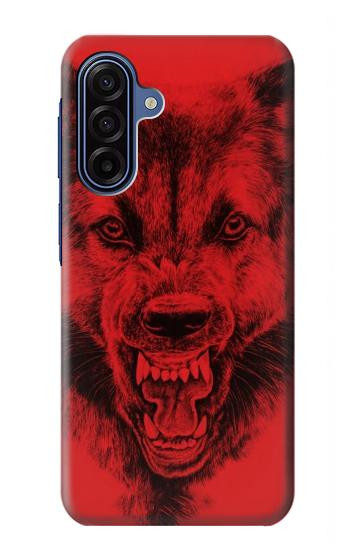 S1090 Red Wolf Hülle Schutzhülle Taschen für Samsung Galaxy A17