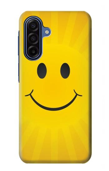 S1146 Yellow Sun Smile Hülle Schutzhülle Taschen für Samsung Galaxy A17, A18