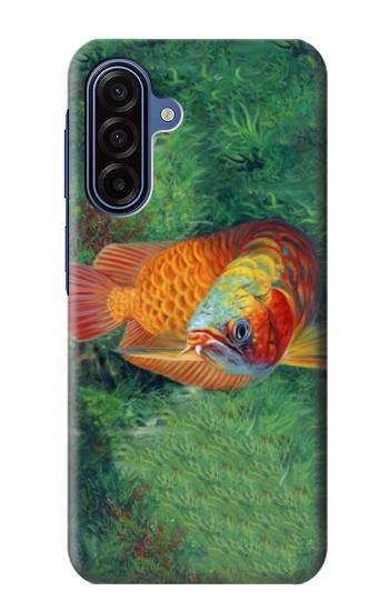 S1157 Red Arowana Fish Hülle Schutzhülle Taschen für Samsung Galaxy A17