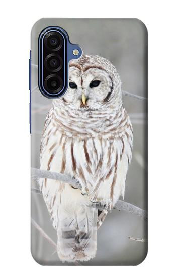 S1566 Snowy Owl White Owl Hülle Schutzhülle Taschen für Samsung Galaxy A17