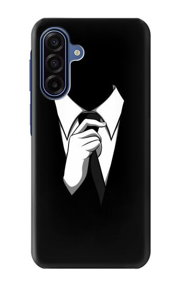 S1591 Anonymous Man in Black Suit Hülle Schutzhülle Taschen für Samsung Galaxy A17