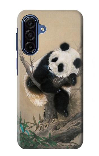 S2210 Panda Fluffy Art Painting Hülle Schutzhülle Taschen für Samsung Galaxy A17