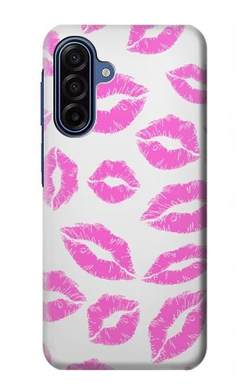 S2214 Pink Lips Kisses Hülle Schutzhülle Taschen für Samsung Galaxy A17