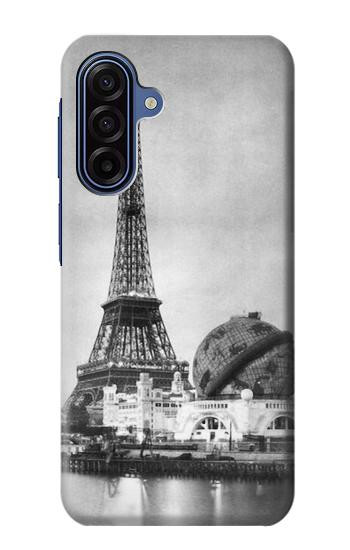 S2350 Old Paris Eiffel Tower Hülle Schutzhülle Taschen für Samsung Galaxy A17