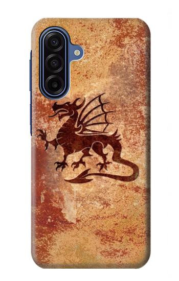 S2485 Dragon Metal Texture Graphic Printed Hülle Schutzhülle Taschen für Samsung Galaxy A17, A18