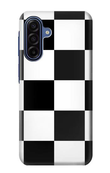 S2492 Black and White Check Hülle Schutzhülle Taschen für Samsung Galaxy A17, A18