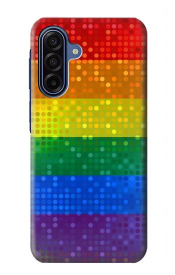 S2683 Rainbow LGBT Pride Flag Hülle Schutzhülle Taschen für Samsung Galaxy A17, A18