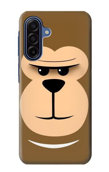 S2721 Cute Grumpy Monkey Cartoon Hülle Schutzhülle Taschen für Samsung Galaxy A17