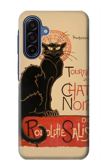 S2739 Chat Noir Black Cat Vintage Hülle Schutzhülle Taschen für Samsung Galaxy A17
