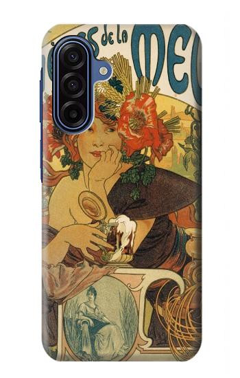S2740 Alphonse Mucha Bieres De La Muse Hülle Schutzhülle Taschen für Samsung Galaxy A17