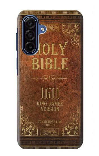 S2890 Holy Bible 1611 King James Version Hülle Schutzhülle Taschen für Samsung Galaxy A17