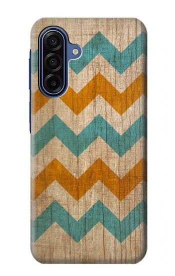 S3033 Vintage Wood Chevron Graphic Printed Hülle Schutzhülle Taschen für Samsung Galaxy A17, A18