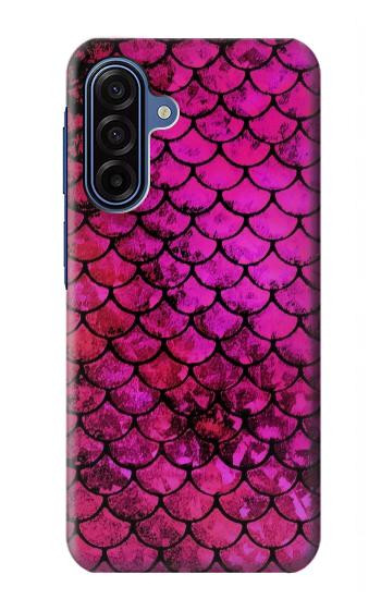 S3051 Pink Mermaid Fish Scale Hülle Schutzhülle Taschen für Samsung Galaxy A17, A18