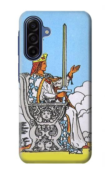 S3068 Tarot Card Queen of Swords Hülle Schutzhülle Taschen für Samsung Galaxy A17, A18