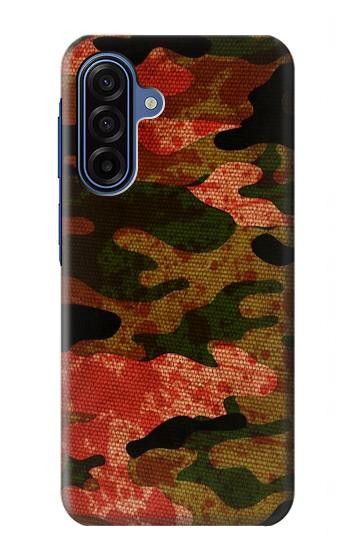 S3393 Camouflage Blood Splatter Hülle Schutzhülle Taschen für Samsung Galaxy A17