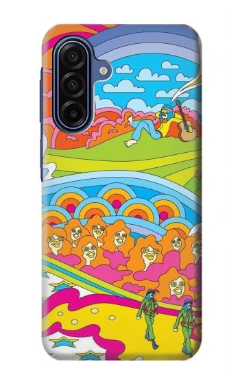 S3407 Hippie Art Hülle Schutzhülle Taschen für Samsung Galaxy A17