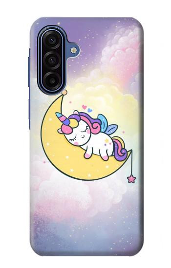 S3485 Cute Unicorn Sleep Hülle Schutzhülle Taschen für Samsung Galaxy A17