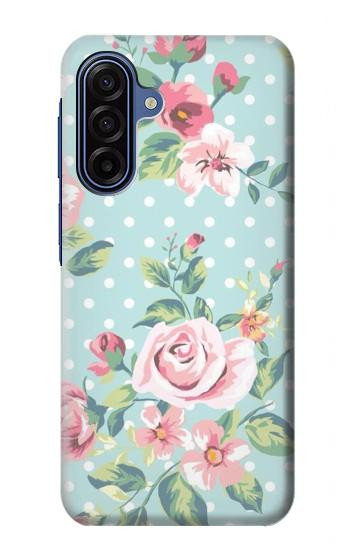 S3494 Vintage Rose Polka Dot Hülle Schutzhülle Taschen für Samsung Galaxy A17