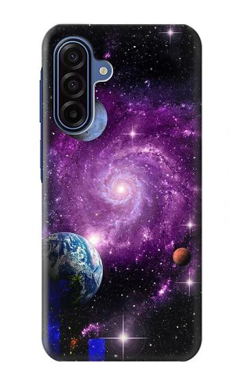 S3689 Galaxy Outer Space Planet Hülle Schutzhülle Taschen für Samsung Galaxy A17