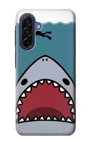 S3825 Cartoon Shark Sea Diving Hülle Schutzhülle Taschen für Samsung Galaxy A17