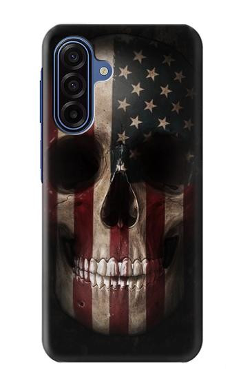 S3850 American Flag Skull Hülle Schutzhülle Taschen für Samsung Galaxy A17, A18